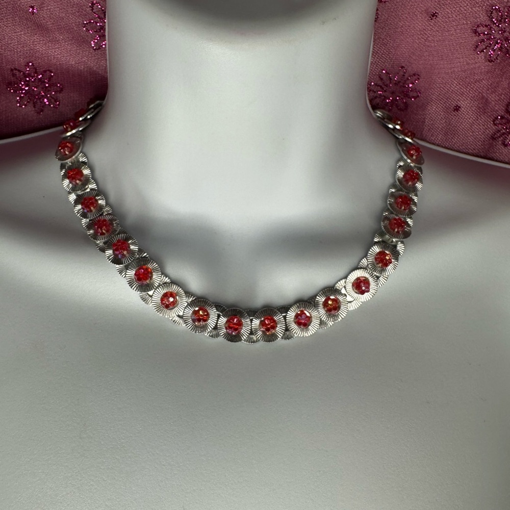 Floral Coin Neckalce